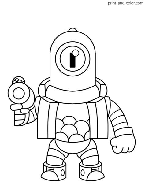 Keep in mind that you have to have the brawler unlocked to purchase any of these. Brawl Stars coloring pages | Festmények, Színező, Művészet