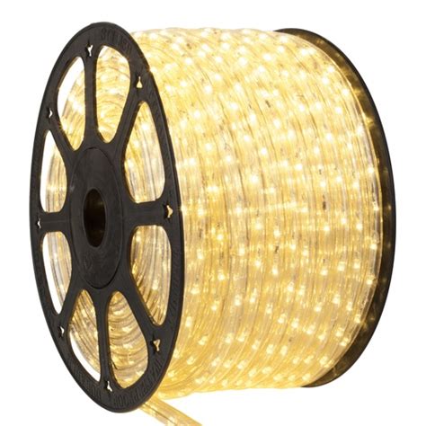 Led Rope Lights 150 Candlelight Led Rope Light Commercial Spool 120