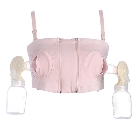 2018 new maternity breast pump hands free bra breastfeeding bra pumping milk bras cotton spandex