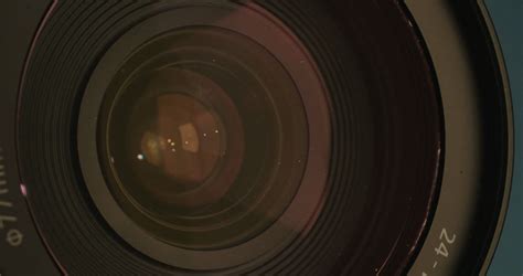 Close Up Shot Of A Video Zoom Lens Focusing Stock Video Footage 0020