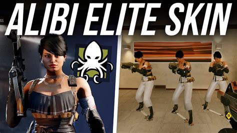 Alibi Elite Skin In Game Review Rainbow Six Siege Youtube