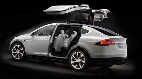 Wallpaper Tesla Model X White Electric Cars Suv 2016 Cars And Bikes