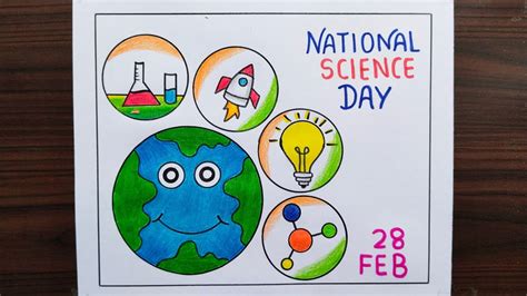Global Science For Global Wellbeing Drawing National Science Day