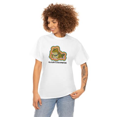 All Glory To The Hypnotoad T Shirt Unisex Heavy Cotton Tee Etsy