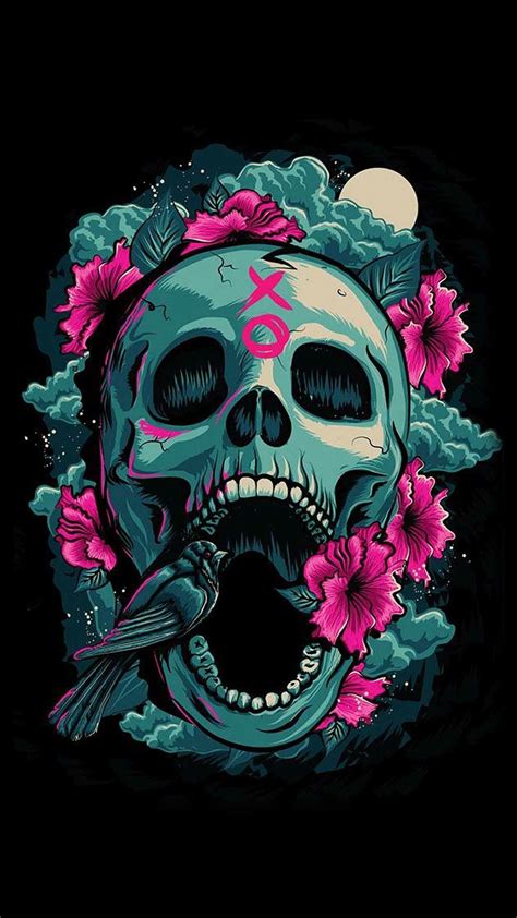 Android Phone Skull Wallpapers Wallpaper Cave