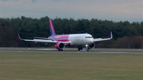 London Luton Airport Welcomes New Wizz Air A321neo Youtube