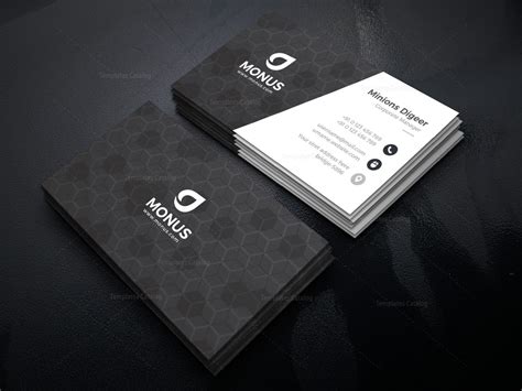 Black Cubes Modern Business Card Design Template 001592 Template Catalog