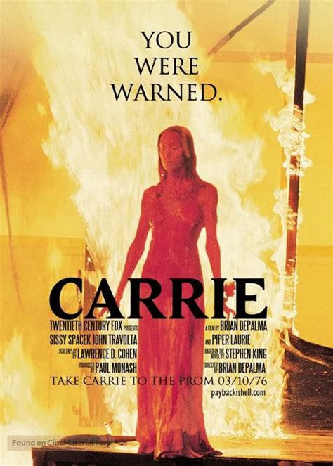 Carrie 1976 Movie Poster