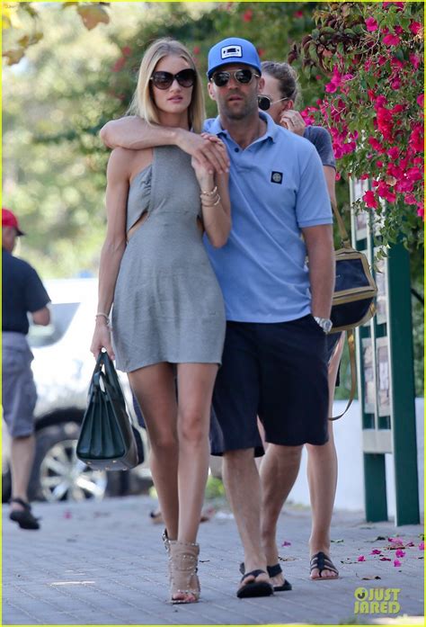 Rosie Huntington Whiteley And Jason Statham Cant Keep Their Hands Off