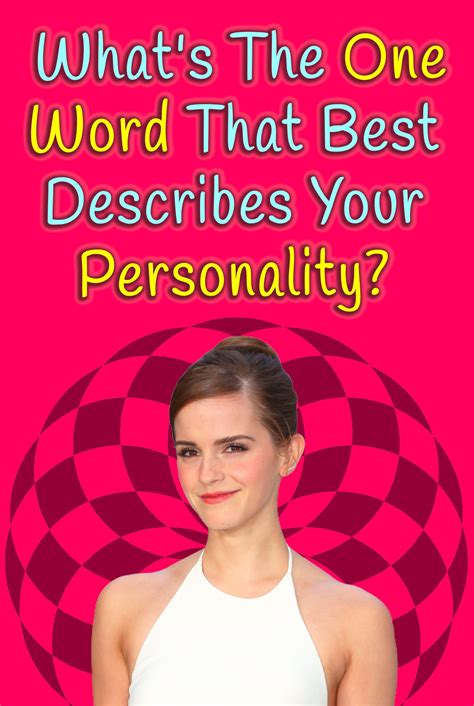 Describe Your Personality Artofit