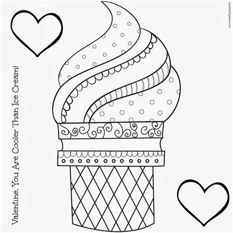 Scrape down the bowl with a spatula and add sweetened condensed milk and vanilla, mixing to combine. Ice Cream Coloring Pages - GetColoringPages.com