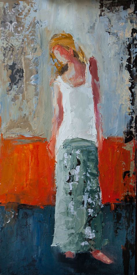 Abstract Figurative Colorful Painting Oil Painting Female Figure