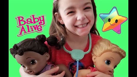 Baby Alive Dolls Are Sick And Have To Go To Doctor Youtube