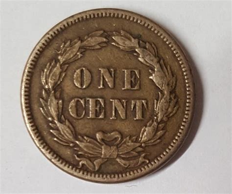 1859 United States One Cent M J Hughes Coins