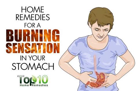 Squeezing pain in your chest. Home Remedies for a Burning Sensation in the Stomach | Top ...