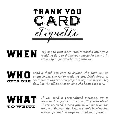 What To Write In Wedding Thank You Cards With No T