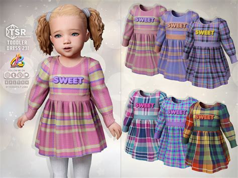 The Sims Resource Toddler Dress 231