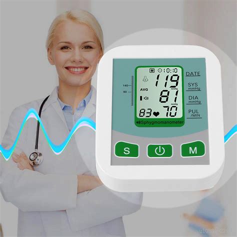 Sphygmomanometer Arm Blood Pressure Monitor Bp Heart Rate Measurement