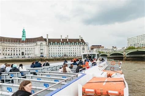 London River Thames Hop On Hop Off Sightseeing Cruise Getyourguide