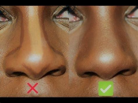 How to contour your nose contouring your nose is to help you create your perfect nose shape and different techniques are used depending on if you want your nose to look thinner, short… Pin on Contouring
