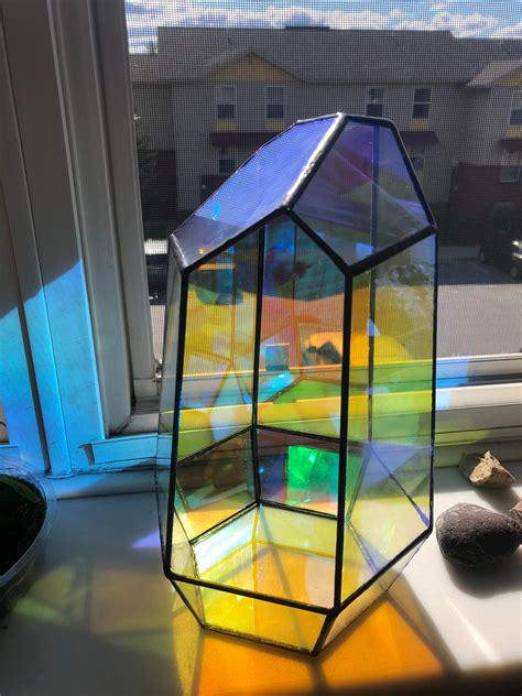 A Fellow Redditor Posted Their Iridescent Terrarium So I Made My Own