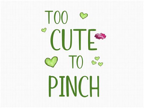 too cute to pinch graphic by angelcakesetc · creative fabrica