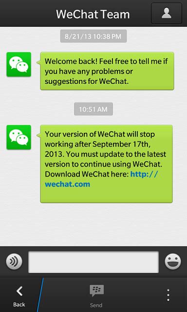 You will get your wechat account successfully! WeChat made a mess! - BlackBerry Forums at CrackBerry.com