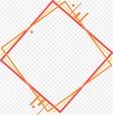 Simple Modern Clipart Vector Simple Modern Geometric Border Border