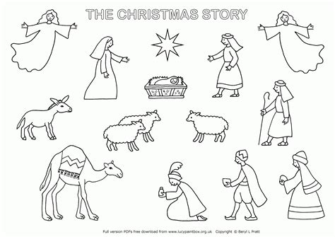 Pinmckenna Peterson On Primary Nativity Coloring Pages Free