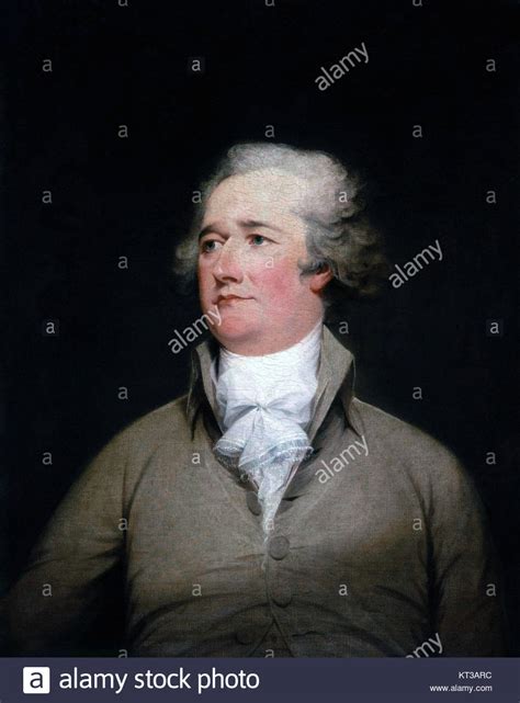 Alexander Hamilton 1755 Or 1757 1804 American Statesman And Founding