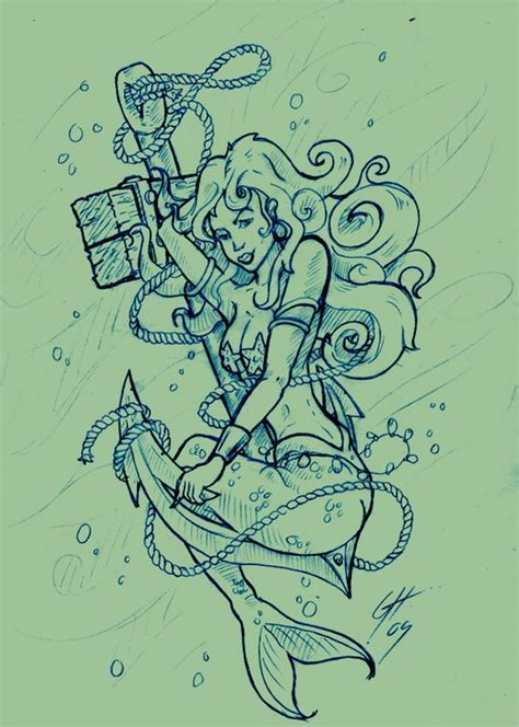 Mermaid Sketch Tumblr Mermaid Tattoo Mermaid Tattoos Mermaid