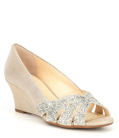 Maybe Shop For Alex Marie Orchida Metallic Peep Toe Wedge At Visit