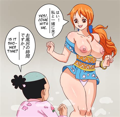 Pinkpawg Kouzuki Momonosuke Nami One Piece Nami One Piece Wano One Piece Translation