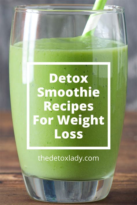 These are more than delicious treats. Detox Smoothie Recipes For Weight Loss - The Detox Lady