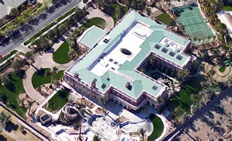 Aerial Pics Of Billionaire Sheldon Adelsons 44000 Square Foot Las