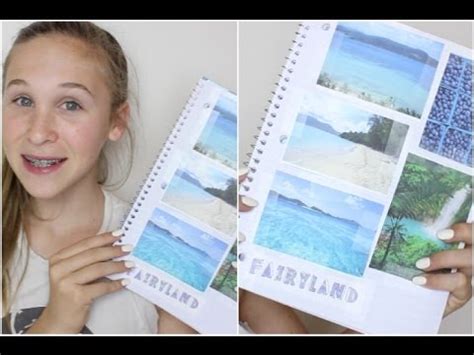 Arrange your tumblr photos the way you want them on the notebook. DIY Tumblr Notebook! - YouTube
