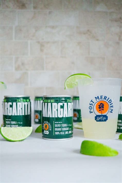 Fresh Margarita In A Can Canned Margaritas Atlanta Based Spirit
