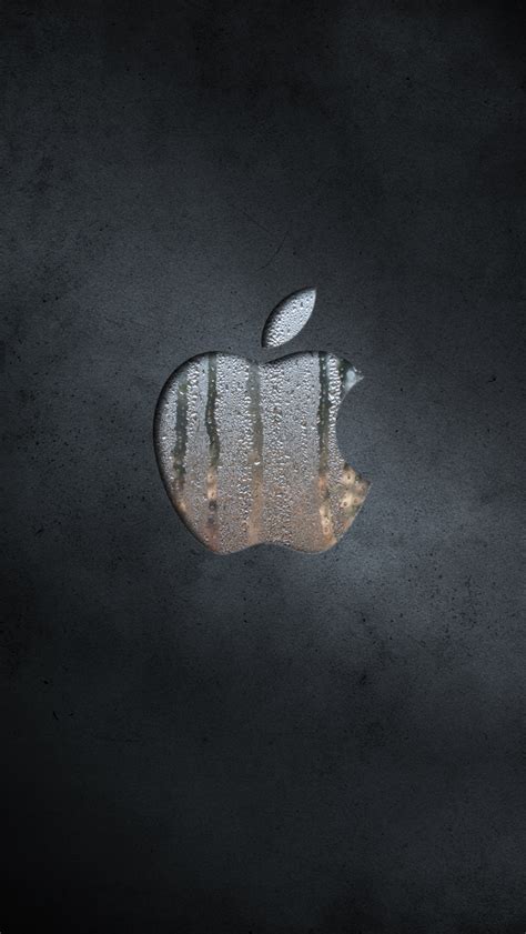 Apple marina bay sands wallpapers. Glass Apple Logo carved in Metal iPhone 5 Wallpaper HD ...