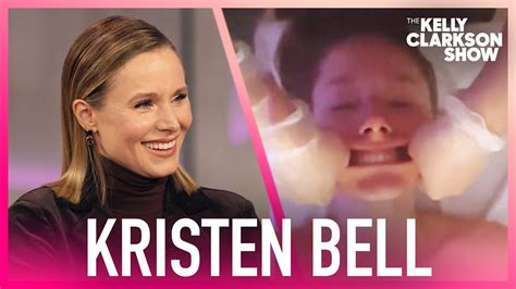kristen bell is obsessed with viral mouth massage facial youtube