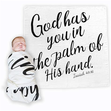 Bless Our Littles Baby Swaddle Scripture Blanket With Bible Verse Quot