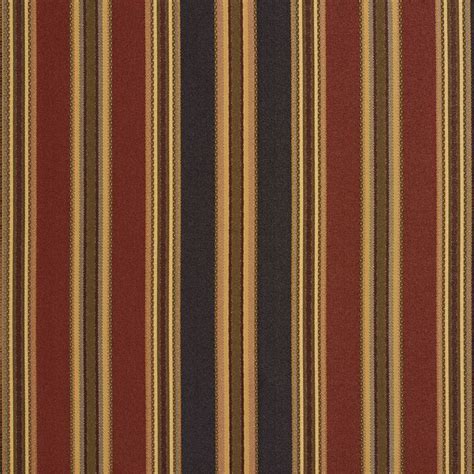 Dark Green And Red Stripe Damask And Silk Upholstery Fabric K3862