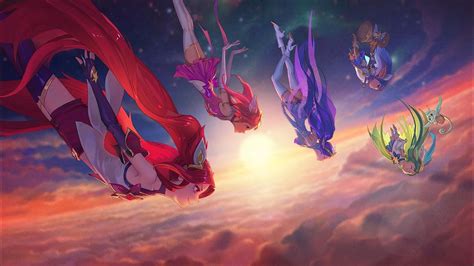 League Of Legends Star Guardian Login Screen Animation Theme Song