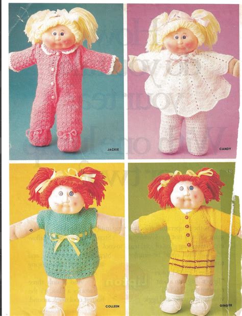 Free Knitting Patterns For Cabbage Patch Dolls Clothes Knitting Patterns