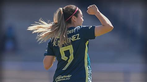 Katty Mart Nez Debuta Con Gol En El Am Rica Ante Pumas Tudn Liga Mx