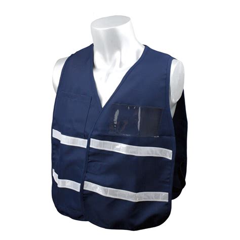 Blue safety surveyor's safety vest work wear high visibility vest with pockets and zipper construction work vest (extra large) $19.99 $ 19. Full Source FSICV Incident Command Vest - Blue | FullSource.com
