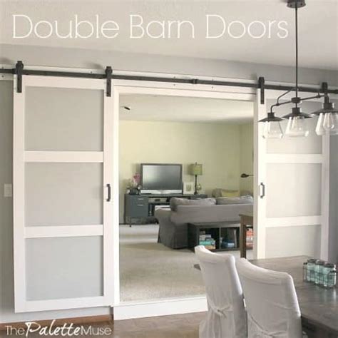 Interior Double Barn Doors With Glass Encycloall