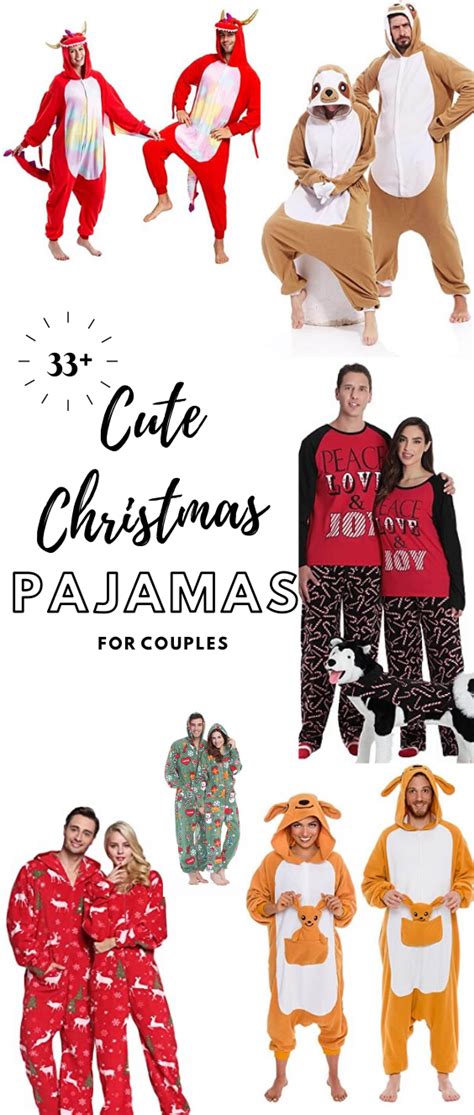 Check out our couples christmas pajamas selection for the very best in unique or custom, handmade pieces from our pajamas shops. 33+ Cute Matching Christmas Pajamas For Couples in 2020 ...