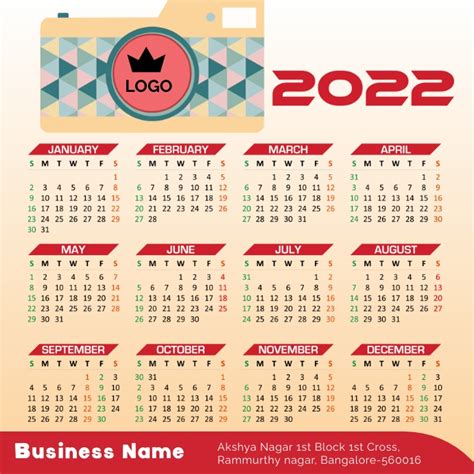 Copy Of Calendar 2022 Postermywall