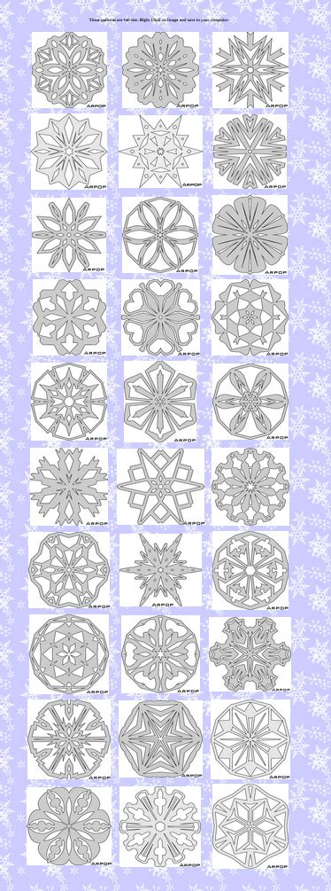 30 Free Snowflake Ornament Patterns For The Scroll Saw From Arpop