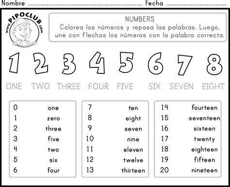 Pin En The World Of Numbers El Mundo De Los Números Para Niños